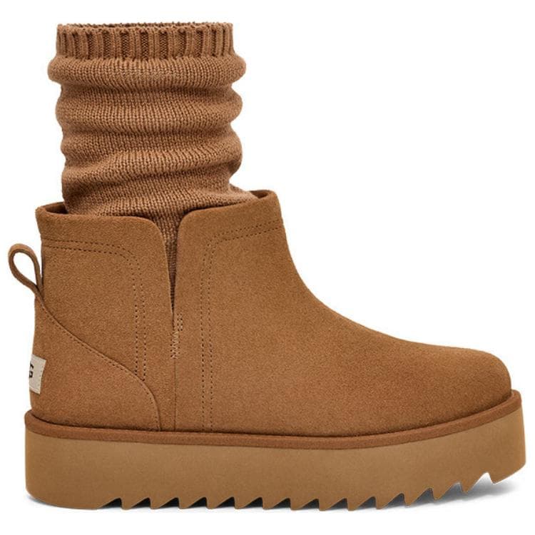 Ботинки зимние UGG Classic Novelty Короткие Снежные Ботинки Унисекс Коричневые - изображение 2