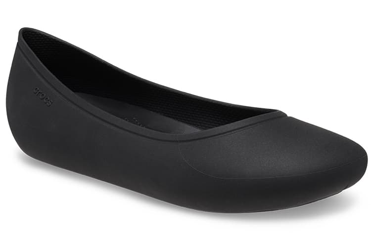 Тапочки Crocs ПУ (полиуретан) Женская Повседневная Обувь Женская Черная - изображение 3