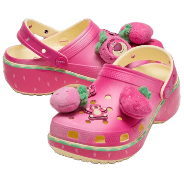 Сабо Crocs x WANJUZONGDONGYUAN Classic Platform Clog Сабо из резины Женские Розовые - изображение 4
