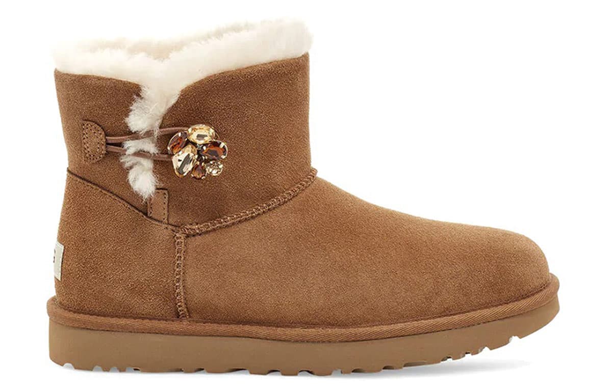 Ботинки зимние UGG Mini Bailey Button Gem Classic Boot - изображение 2
