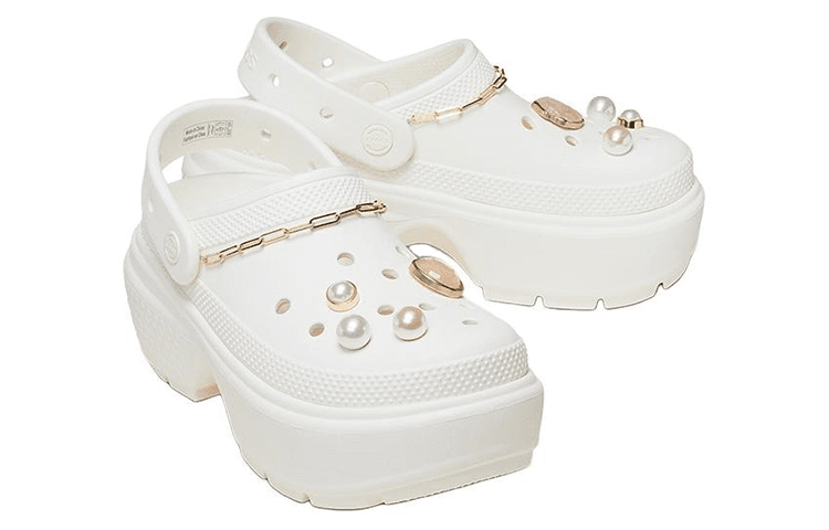 Сабо Crocs ЭВА Сабо 5,5 см Женские Белые - изображение 3