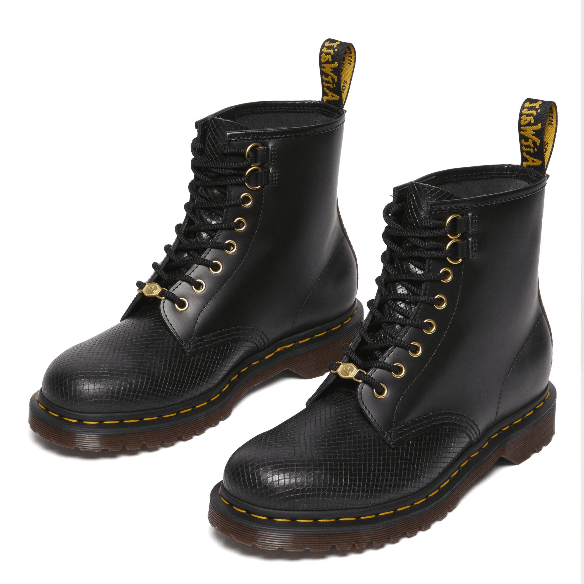 Ботинки Dr.Martens 1460 Коровья кожа армейские ботинки средней длины унисекс черный - изображение 3