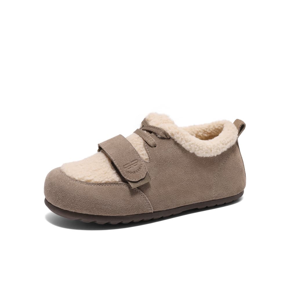 Тапочки Белль Спилок коровья Минимализм Тост Birkenstock Теплоизоляционный С флисовой подкладкой Fashion Versatile Тапочки - изображение 3