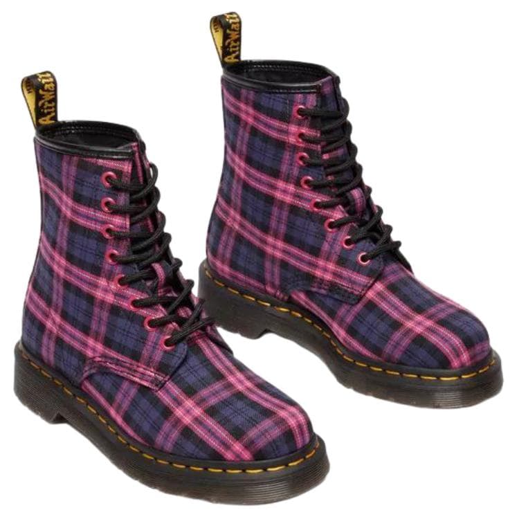 Ботинки Dr.Martens 1460 Короткие армейские ботинки женские розово-фиолетовые - изображение 4