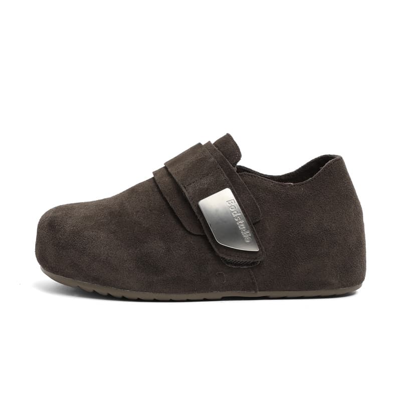 Сандалии CENTRAL KITTY На липучке с флисовой подкладкой термическая шоколадная обувь Birkenstock женская - изображение 1