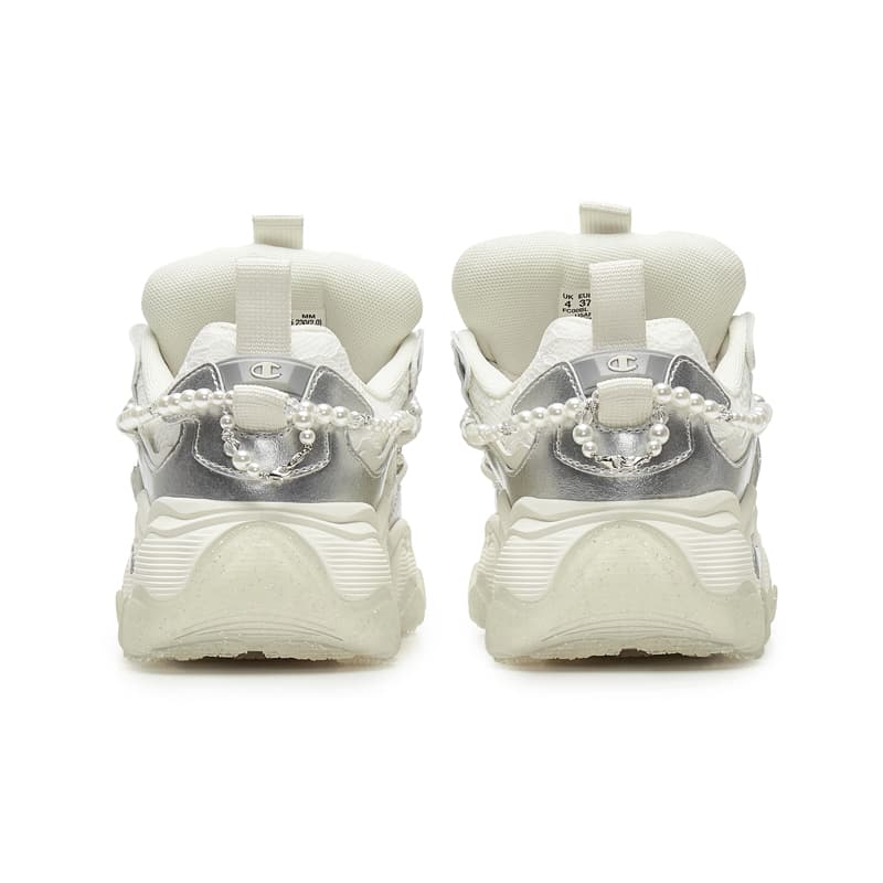 Кроссовки Champion Champ Lava Cake Low Top массивные кроссовки женские серебристо-белые молочно-белые - изображение 4
