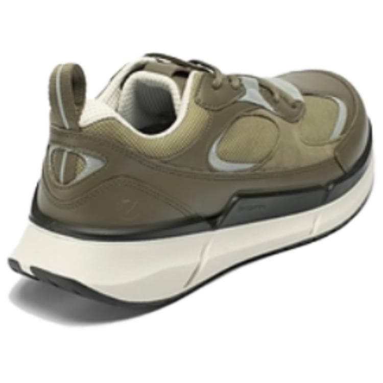 Кроссовки Ecco Walking Shoes 2,2 Коровья кожа Низкий топ Повседневная обувь Мужская Армейский зеленый 830904 - изображение 4