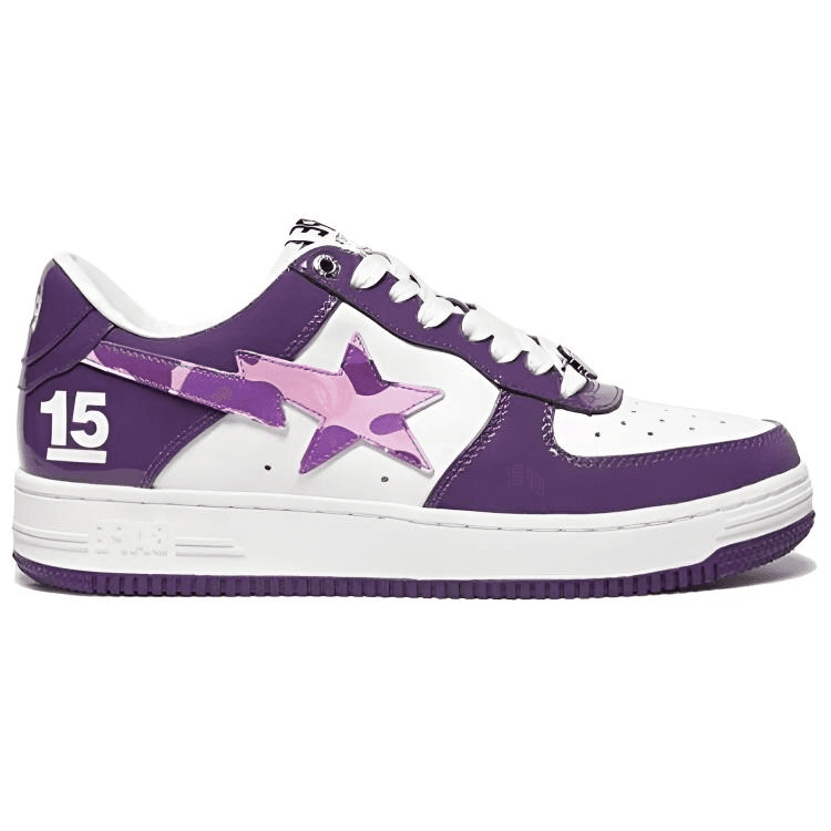 Кроссовки A BATHING APE STA White Purple - изображение 2