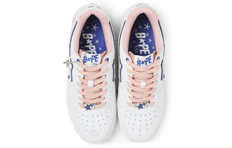 Кроссовки ONE STUD x A BATHING APE STA Pink White - изображение 4