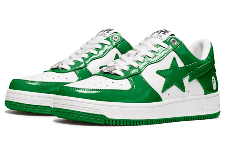 Кроссовки A BATHING APE STA Low White Green - изображение 3