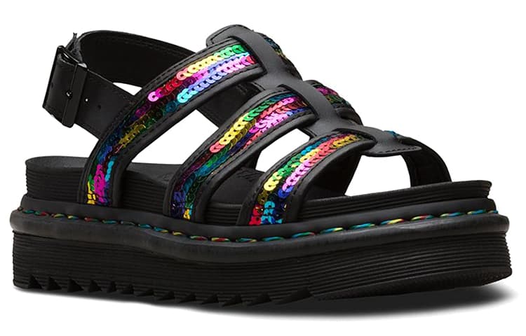 Шлёпанцы Dr.Martens Yelena Sequin - изображение 3