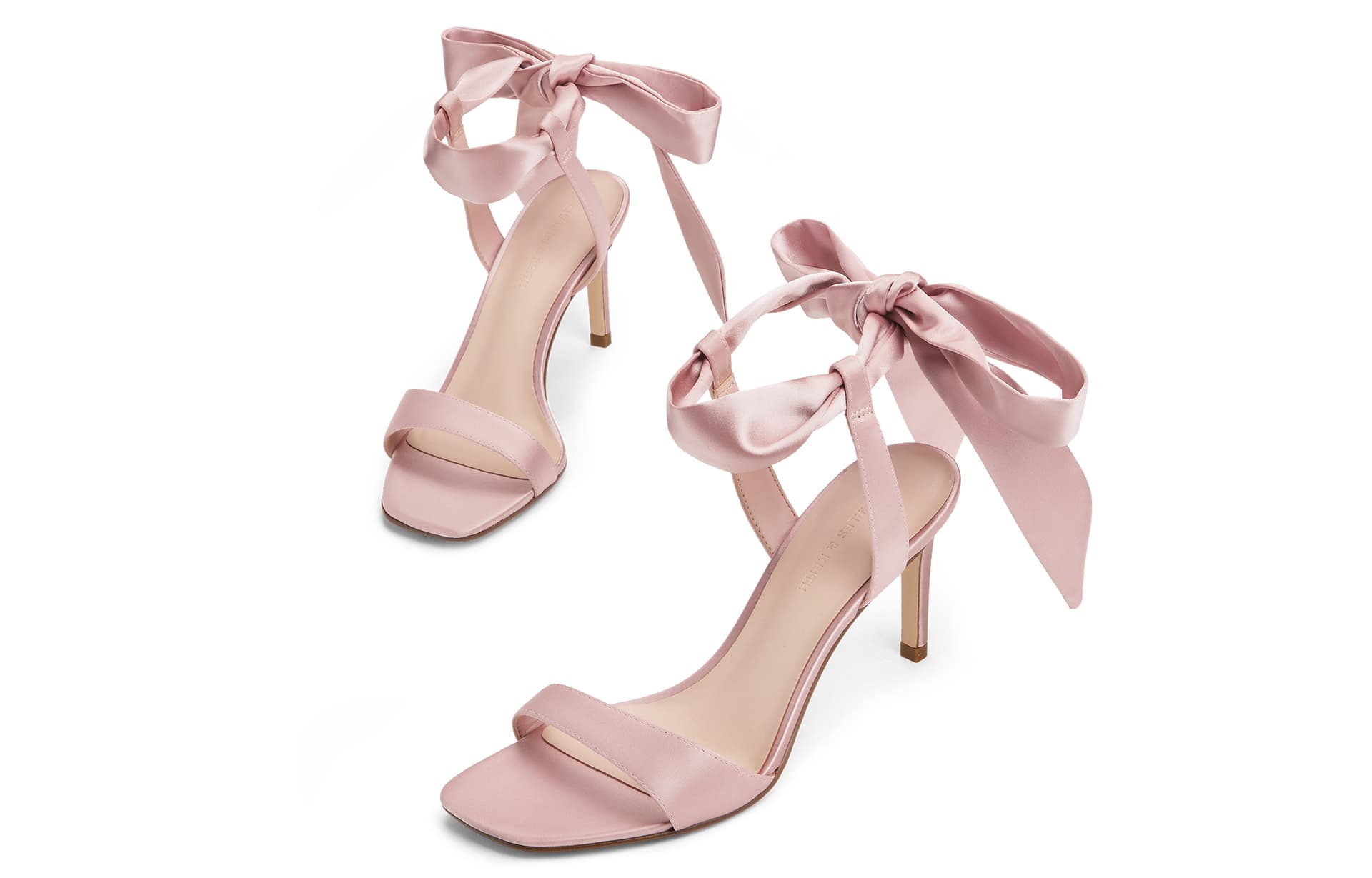 Шлёпанцы CHARLESKEITH ck PU 8cm BLACK TEXTUREDPink - изображение 3