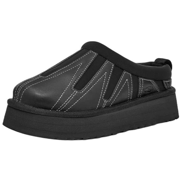 Сандалии UGG Tazz с флисовой подкладкой модные удобные мюли устойчивые к истиранию домашние тапочки для женщин черный - изображение 2
