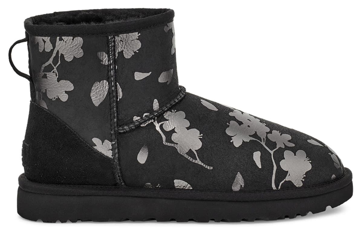 Ботинки зимние UGG Classic Mini Floral Foil - изображение 2