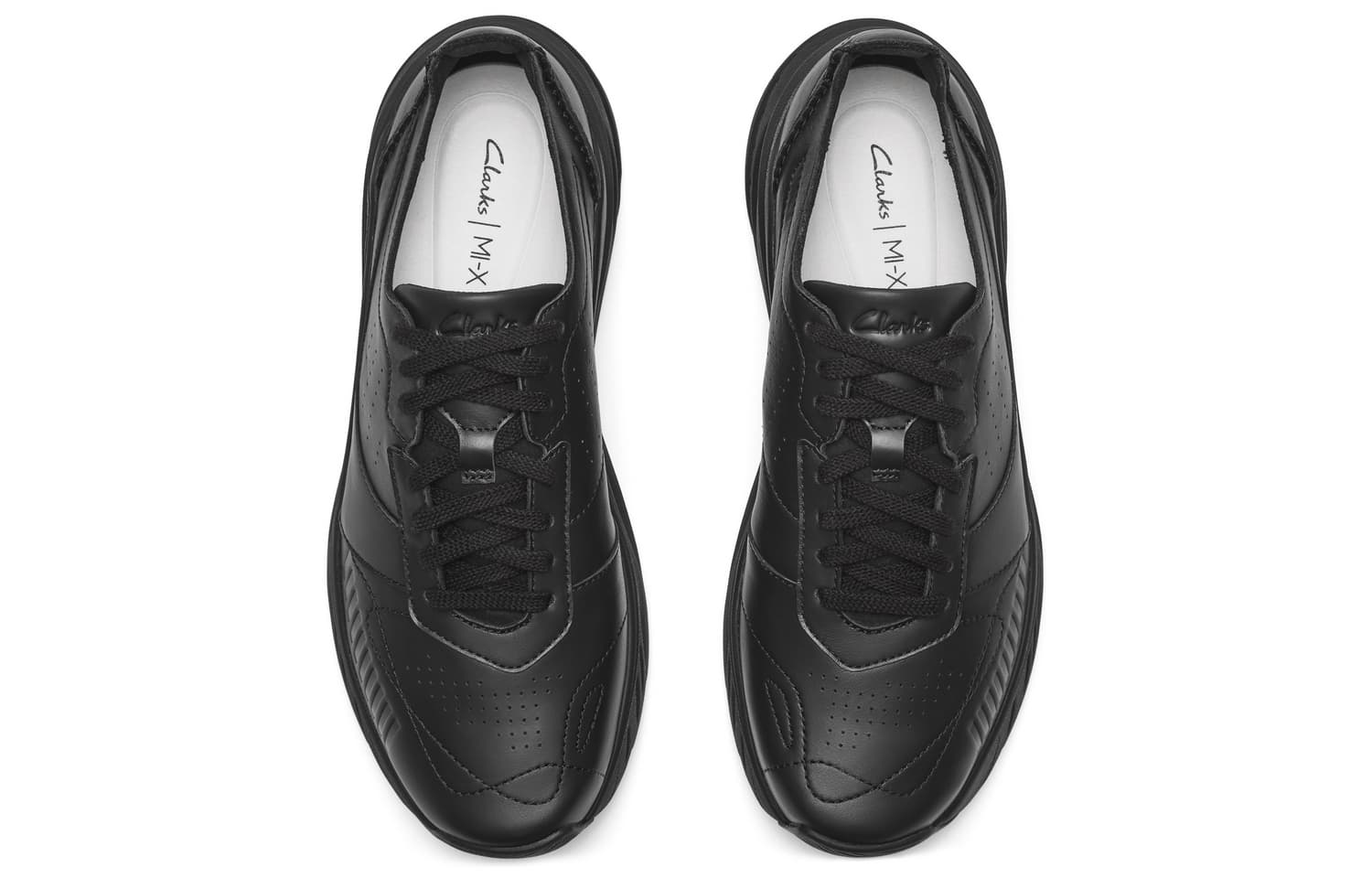 Ботинки Clarks Коровья кожа Повседневная обувь Мужская Черная - изображение 3