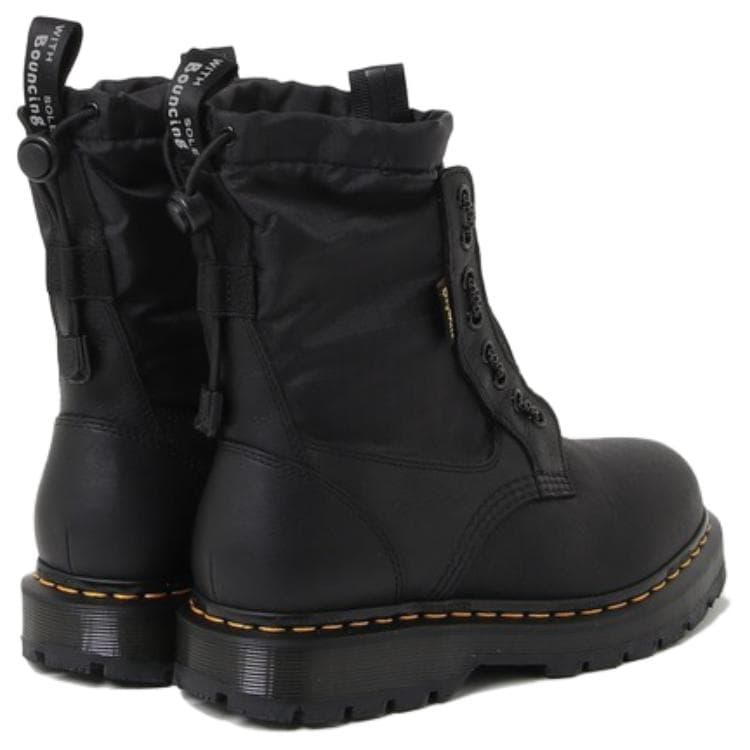 Ботинки Dr.Martens 1460 Кожаные Короткие Армейские Ботинки 3,5 см Унисекс Черные - изображение 5