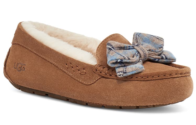 Тапочки UGG ANSLEY Plaid Bow - изображение 3
