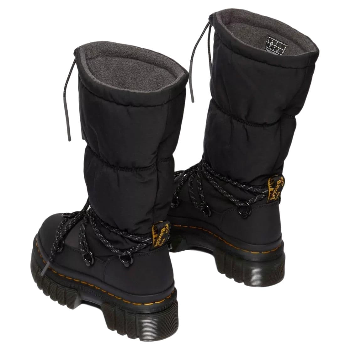 Ботинки зимние Dr.Martens Audrick Термический Устойчивый к Износу Высокие Снеботуфли Унисекс Черные - изображение 5