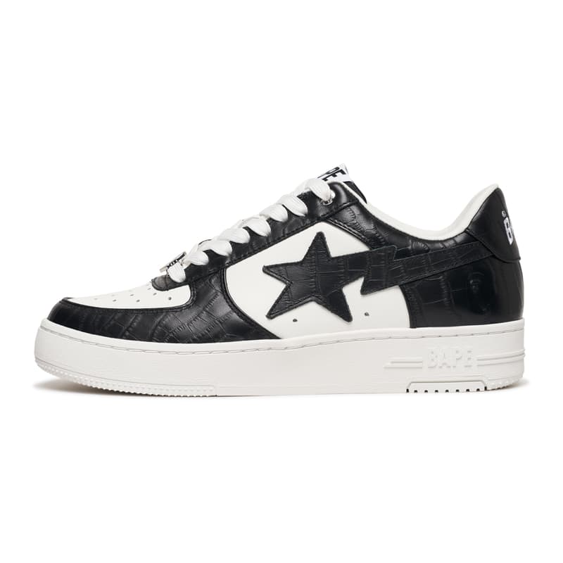 Кроссовки A Bathing Ape BAPE STA Коровья кожа Низкий топ Повседневная обувь Мужская - изображение 2