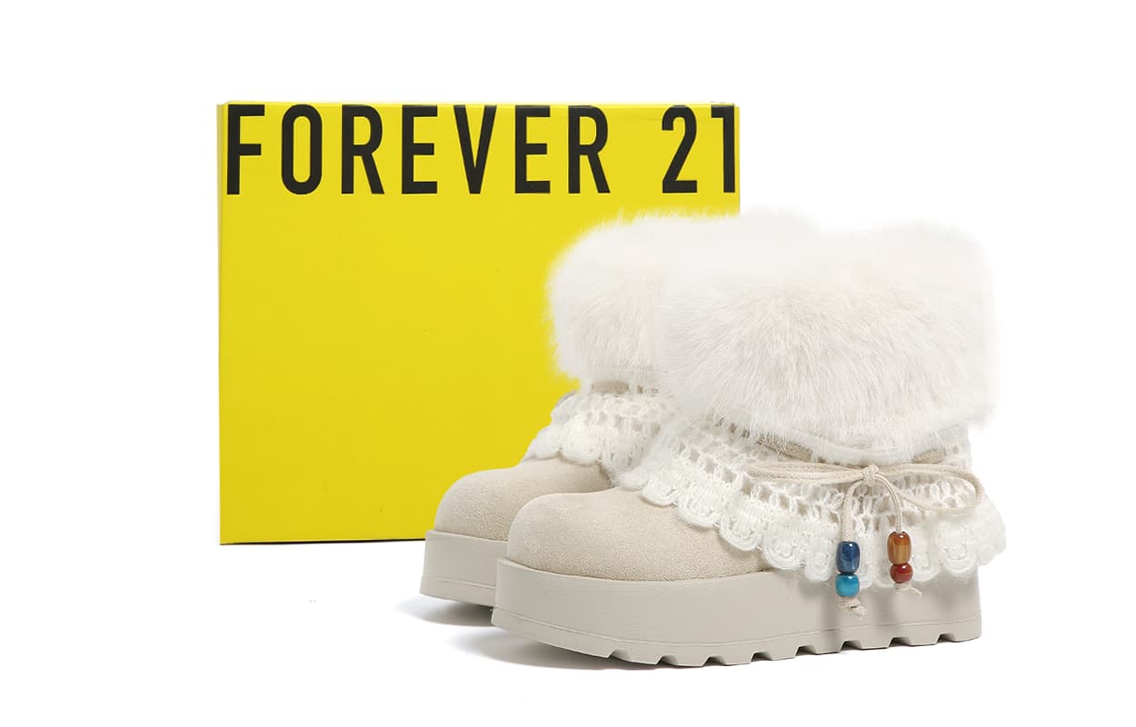 Ботинки зимние FOREVER 21 Сноубутсы Женские - изображение 2