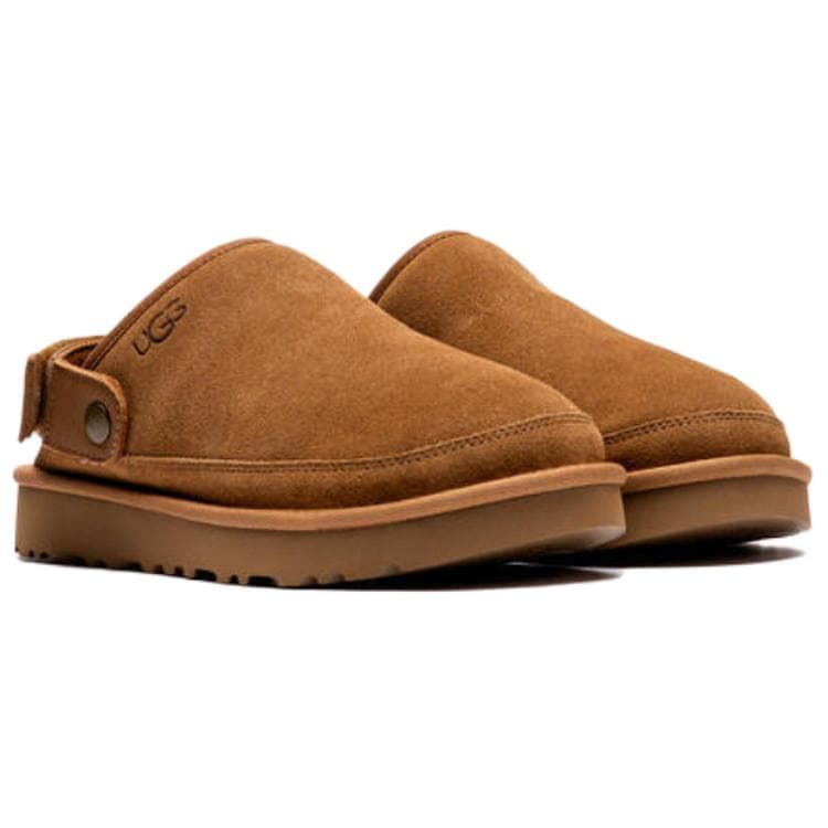 Ботинки UGG Goldencoast Clog SHINING Gold Collection Золото Берега Kroger 2,0 Повседневная обувь Мужская Каштановый - изображение 2