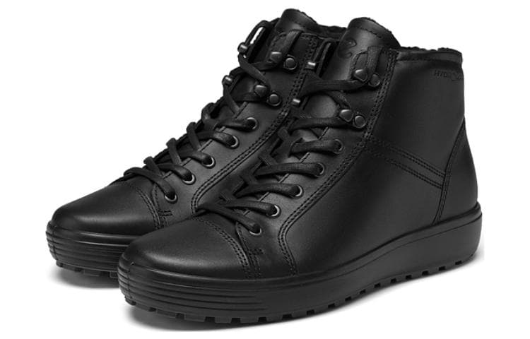 Кроссовки Ecco Soft 7 High Top Black - изображение 3