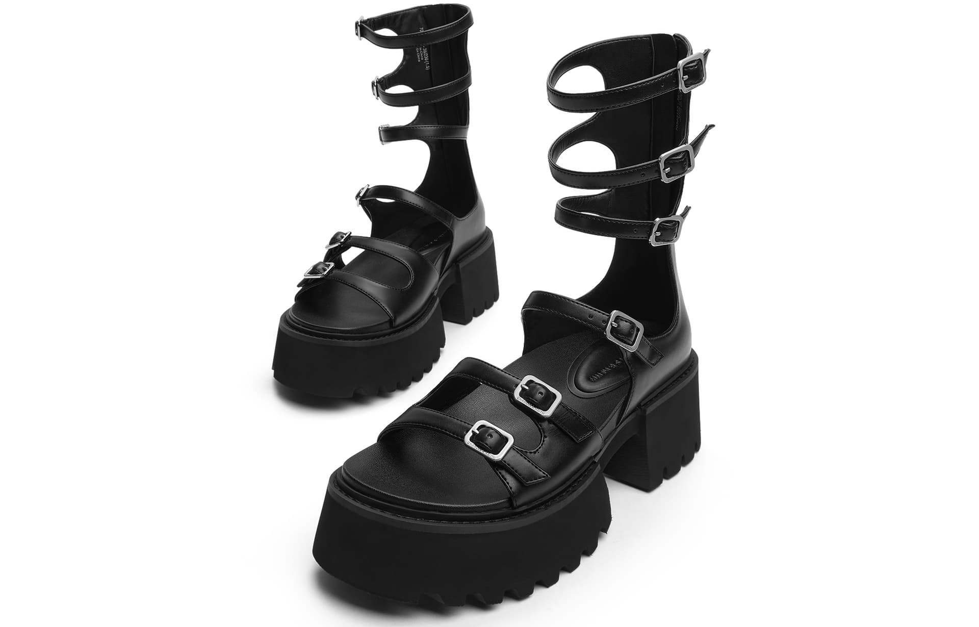 Сандалии CHARLESKEITH ck PU 5.6cm Black - изображение 3