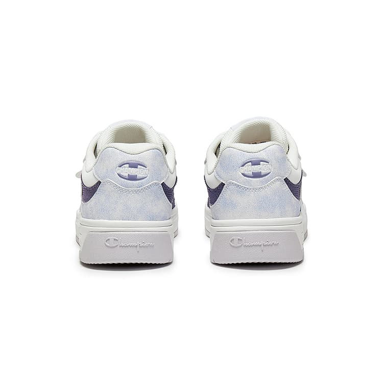 Кроссовки Champion Low Top Скейтборд Обувь Женская Молочно-белая Qinghui Синяя - изображение 4