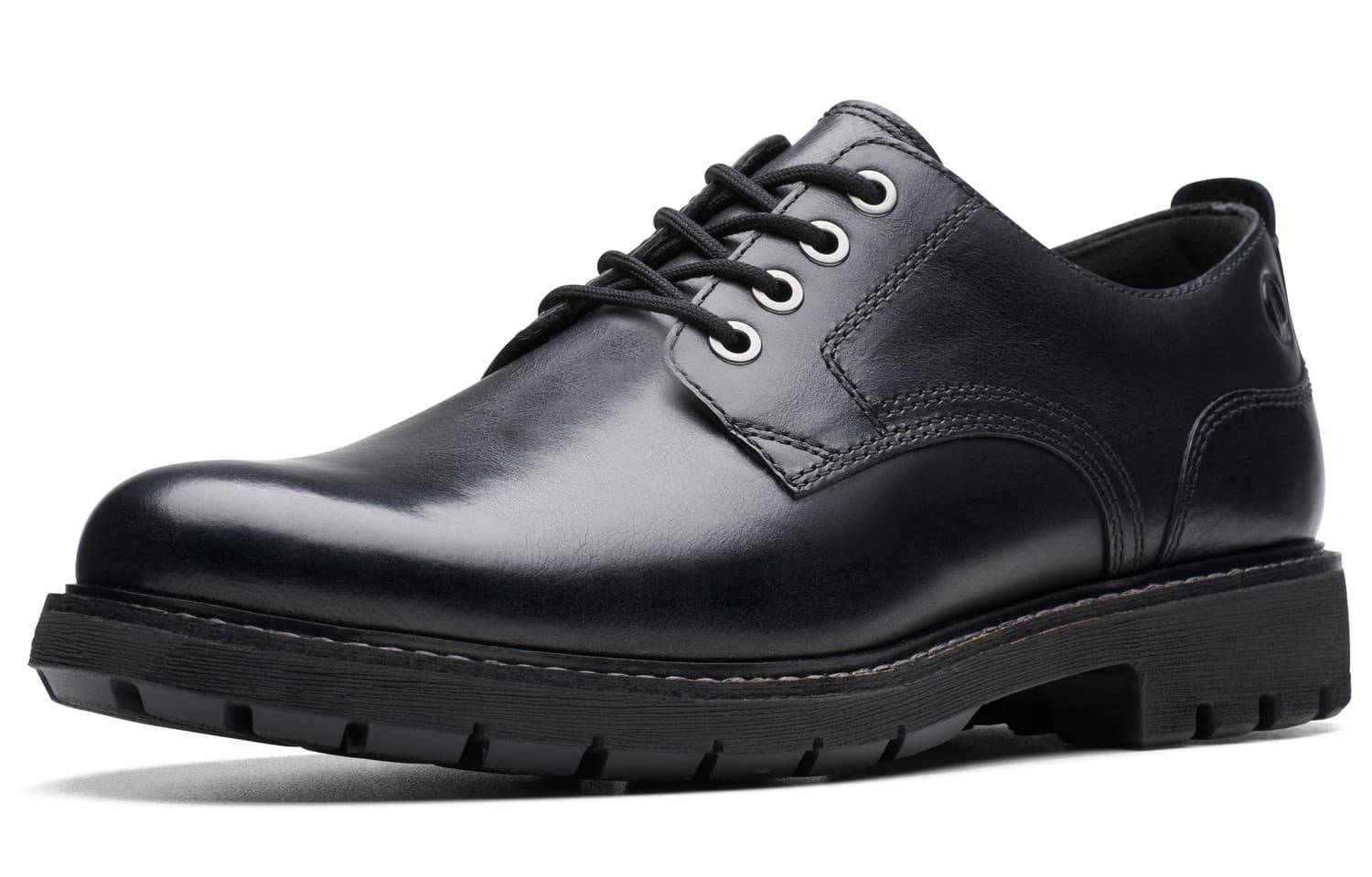 Clarks Коровья кожа Повседневная обувь Мужская Черная - изображение 2