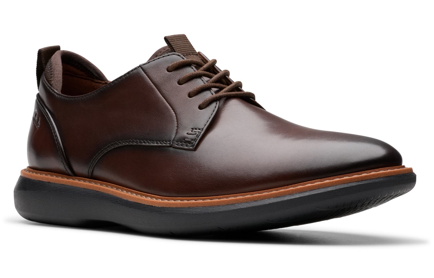 Clarks Коровья кожа Мужские повседневные туфли Мужской Темно-коричневый - изображение 2