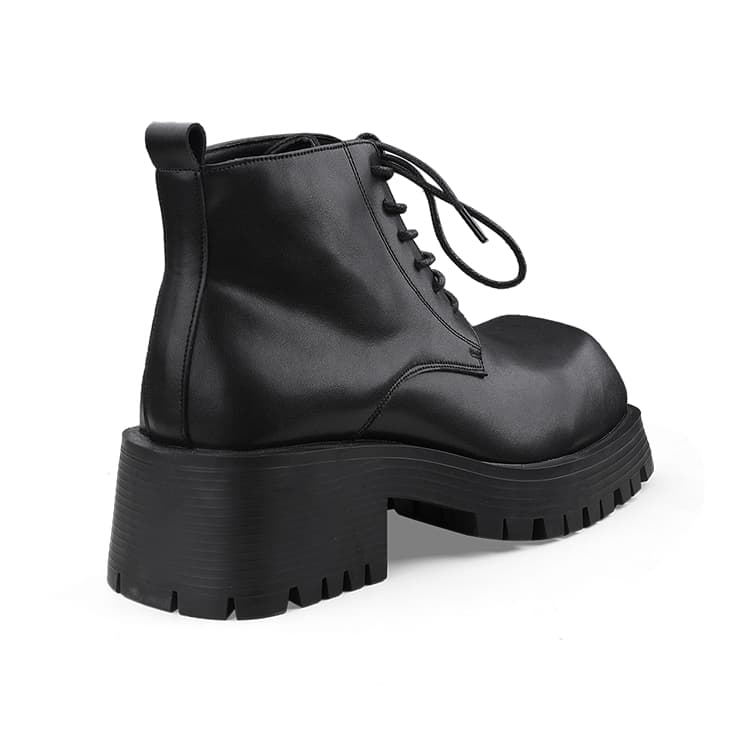 Ботинки HANQIAORIJI Derby Boots Black - изображение 4