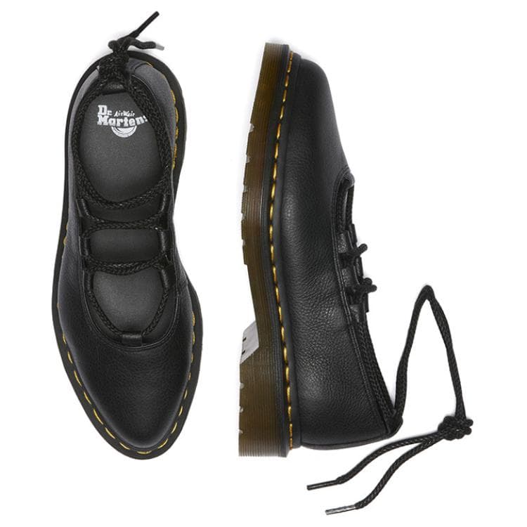 Dr.Martens DR. Martens Elphie II Коровья кожа Тонкие и без объема Туфли Мэри Джейн Женские Черные - изображение 4