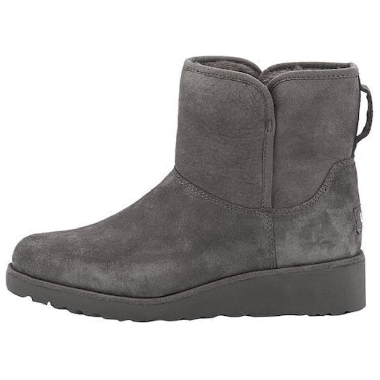 Ботинки зимние UGG Australia Kristin Замша Термические Короткие Снежные Ботинки Женские Серые - изображение 1
