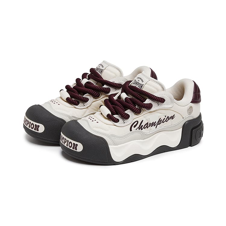 Кроссовки Champion Low Сахар Пухлые туфли Текстиль Синтетическая кожа Баланс Низкие Кроссовки для скейтбординга Женские - изображение 3