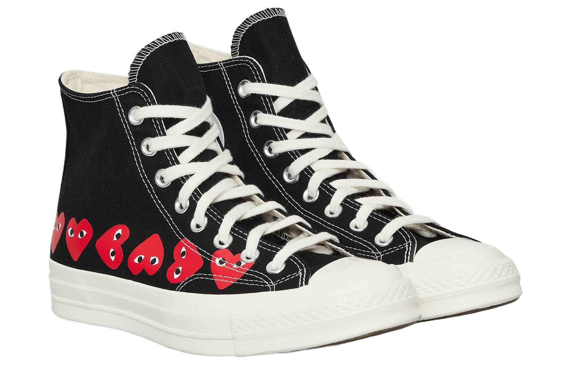 Кроссовки Converse x CDG Play Multi Heart Chuck 70 Hi - изображение 3