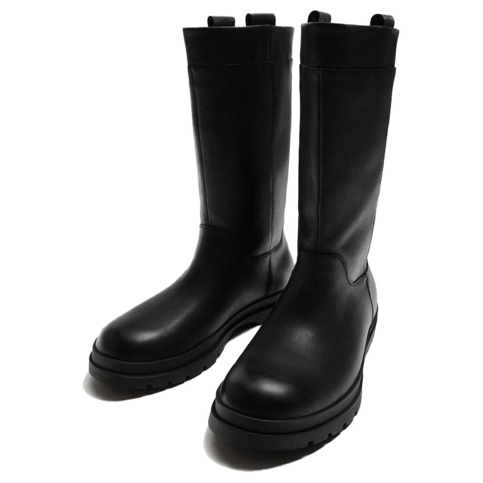 Сапоги ZARA Ботильоны Мужские Черные - изображение 4