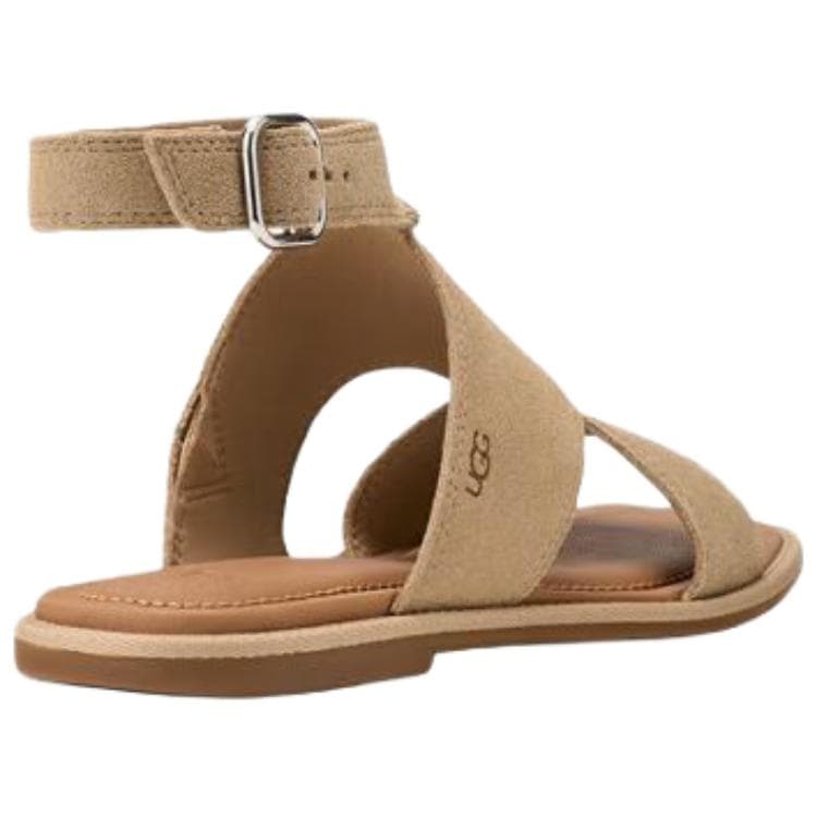 Шлёпанцы UGG Delray one Шнуровые Сандалии Женские Коричневые - изображение 4