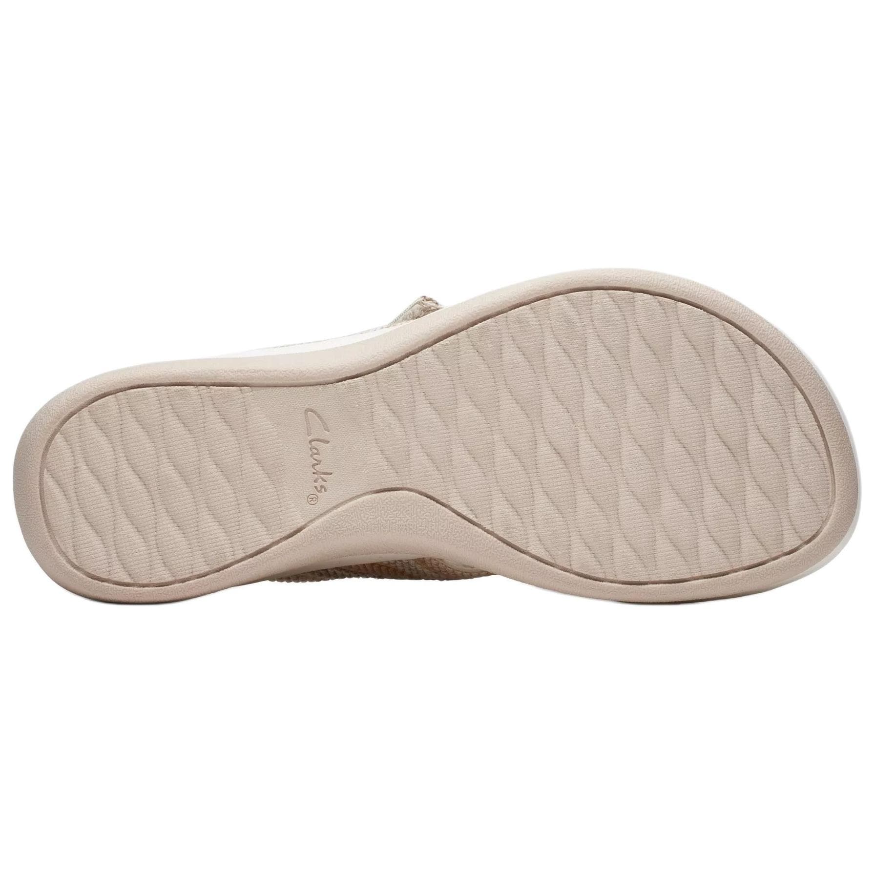 Сандалии Clarks ЭВА Устойчивые к истиранию Шлепанцы Женские Бежевые - изображение 6