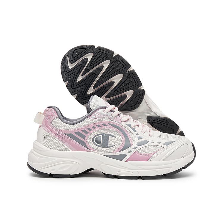 Кроссовки для бега Champion Low Top Беговые кроссовки Унисекс Молочно-белый Розово-фиолетовый - изображение 4