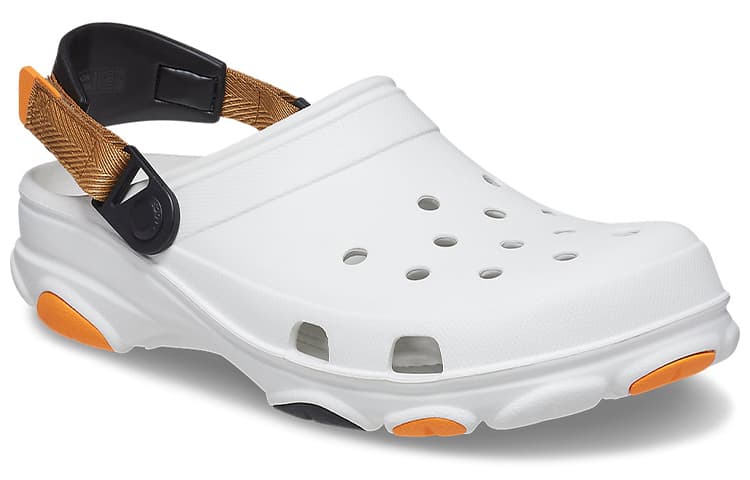 Сабо Crocs Classic Clog White Orange - изображение 3