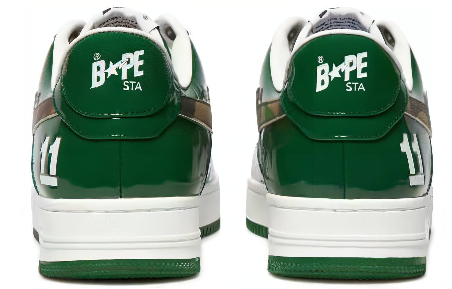 Кроссовки A BATHING APE STA White Green - изображение 3