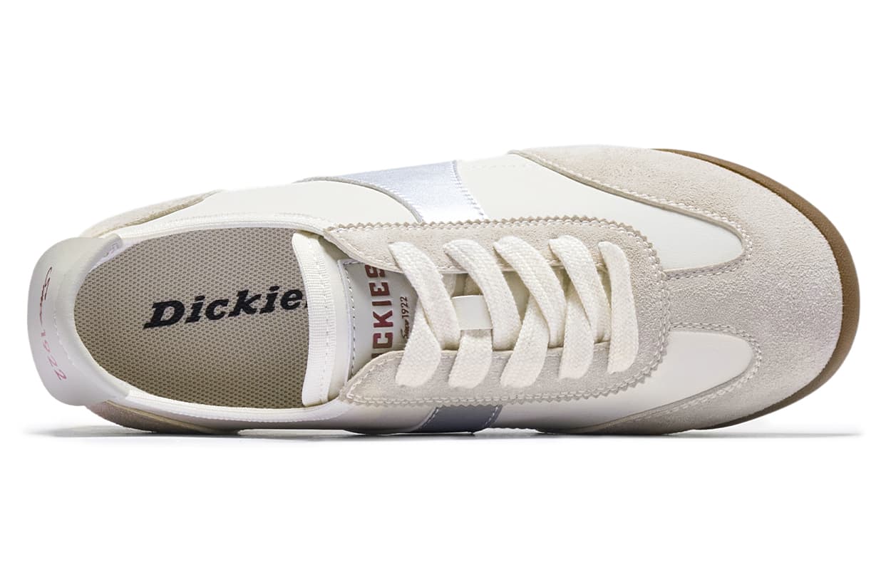 Кроссовки Dickies Синтетическая кожа коровья спилковая кожа легкий низкий топ повседневная обувь женский бежевый - изображение 4