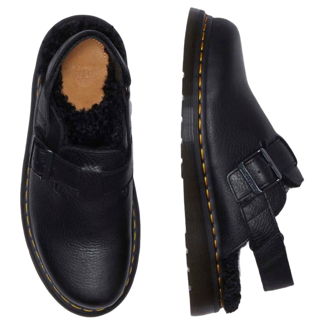 Кроссовки Dr.Martens Кожа Низкие Повседневные Туфли Унисекс Черные - изображение 6