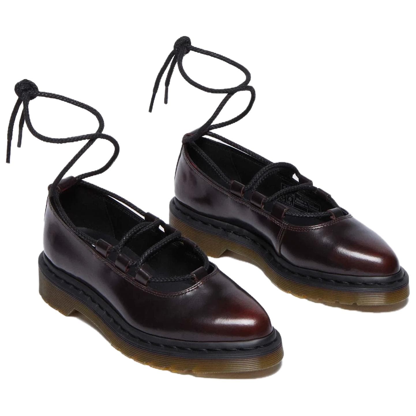 Тапочки Dr.Martens ELPHIE II Кожа Повседневная обувь Женская Вишнево-красная - изображение 3