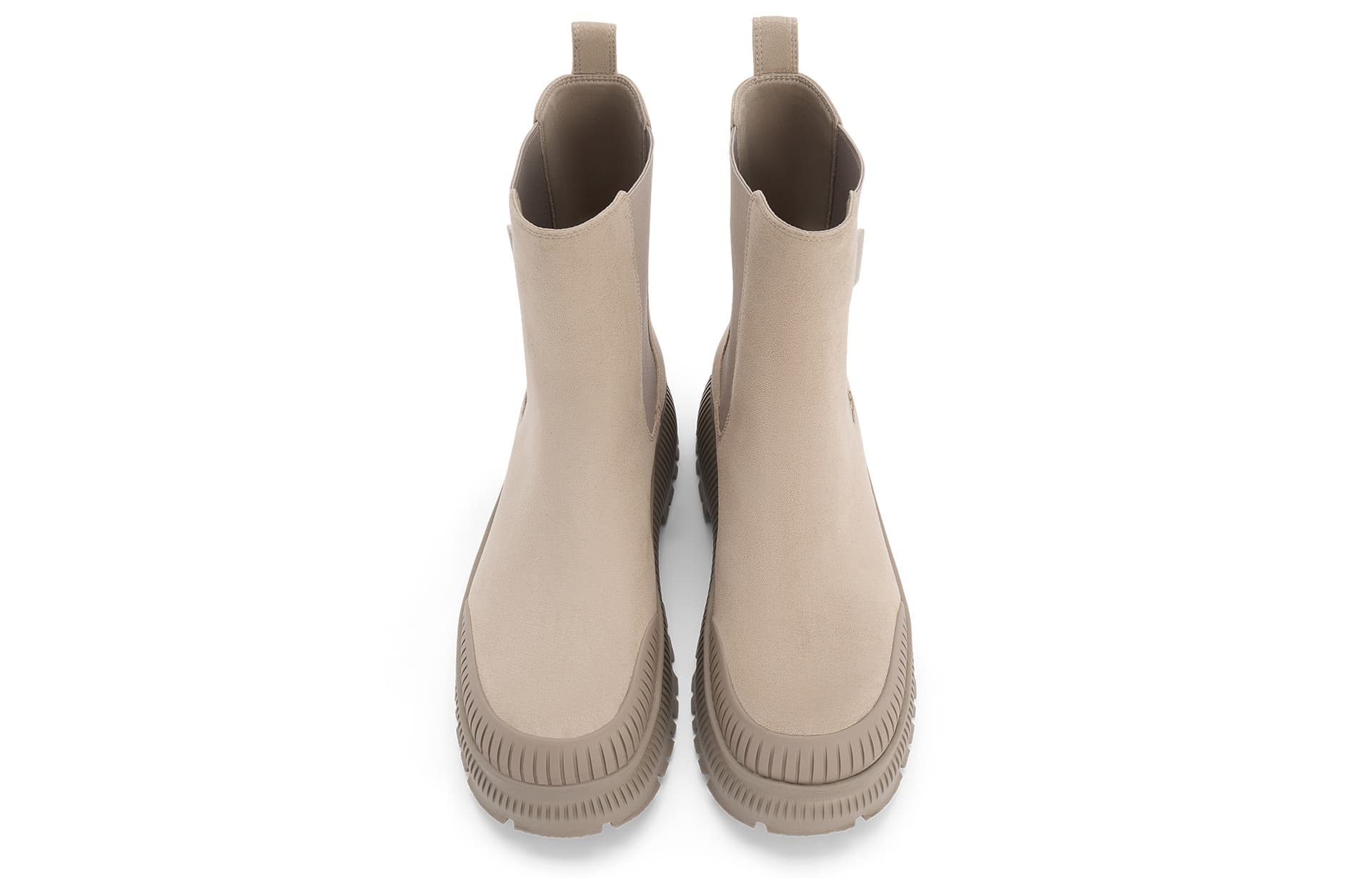 Ботинки челси CHARLES&KEITH PU ботинки челси на платформе 5,4 см с круглым носком женские - изображение 3