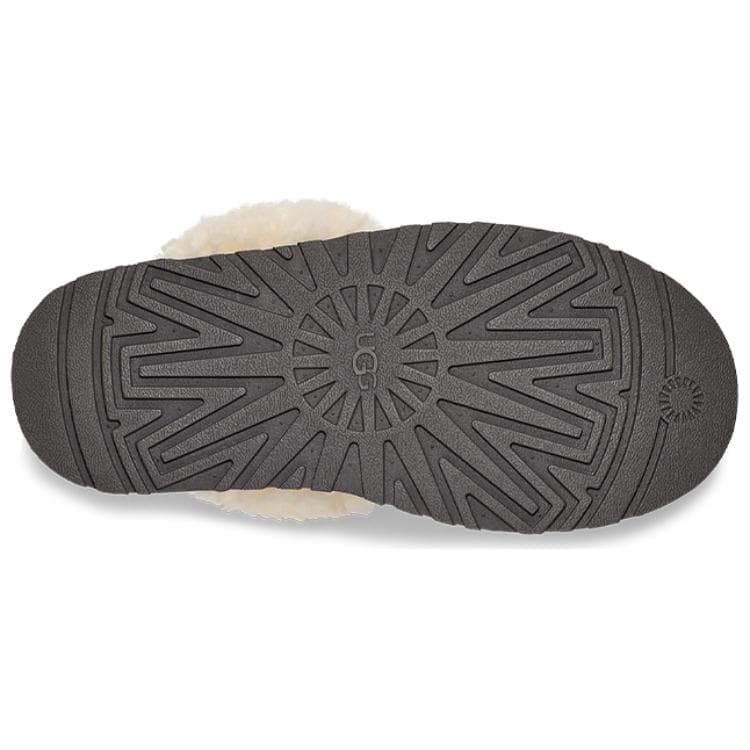 Сандалии UGG Disquette Atherson Модные Удобные С флисовой подкладкой Мюли ЭВА Устойчивые к истиранию Домашние тапочки Женские - изображение 5