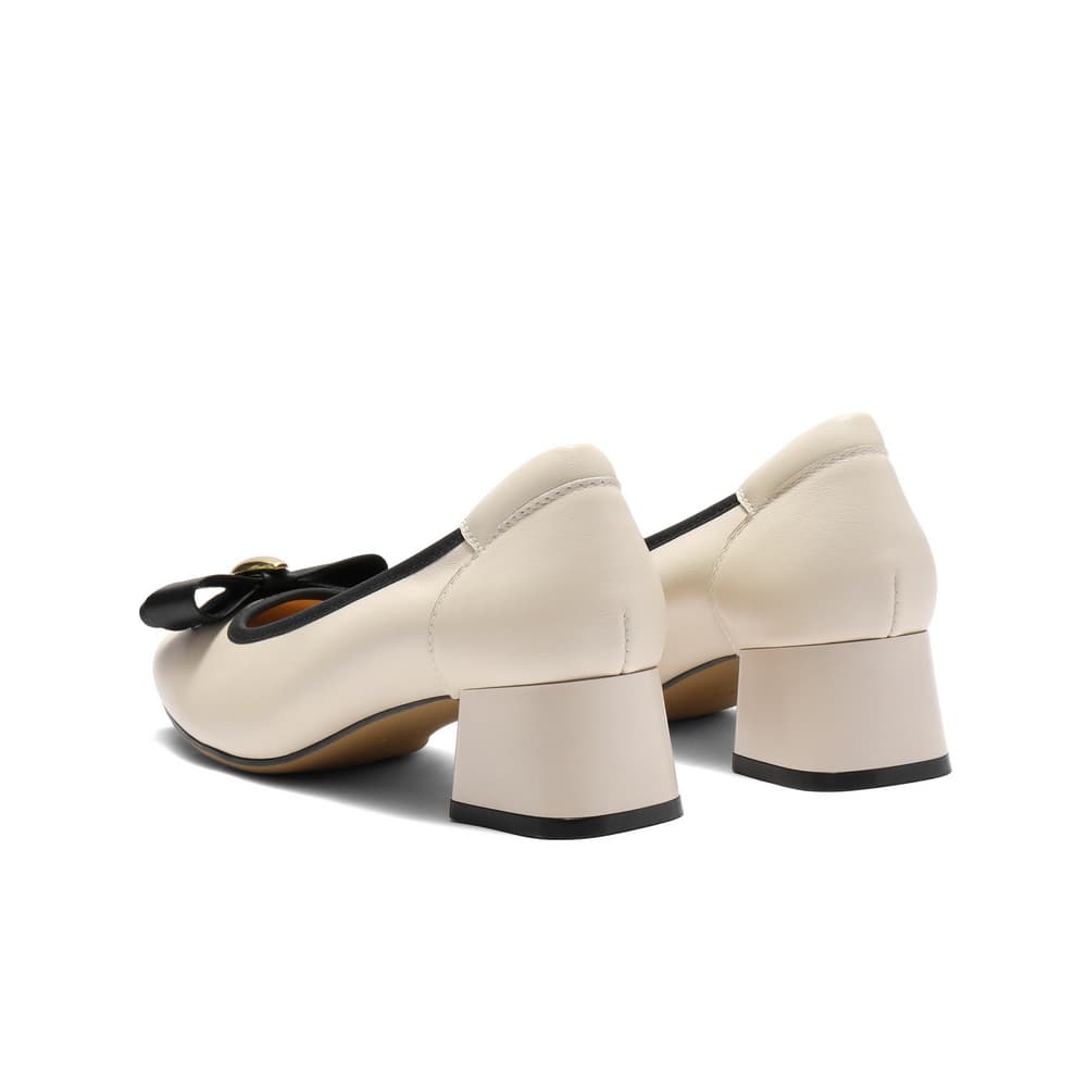 Туфли BELLE Грубый каблук Высокие каблуки 4CM Женские - изображение 4
