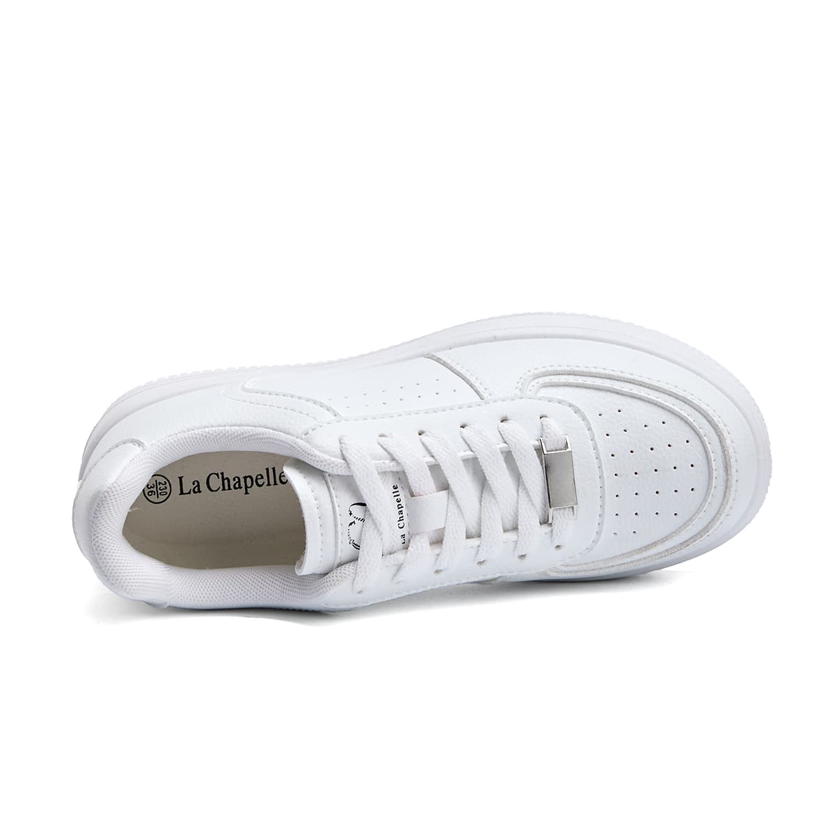 Кроссовки La Chapelle Slip-resistant Abrasion-resistant Low Top Скейтборд Кроссовки Женские Белые - изображение 7