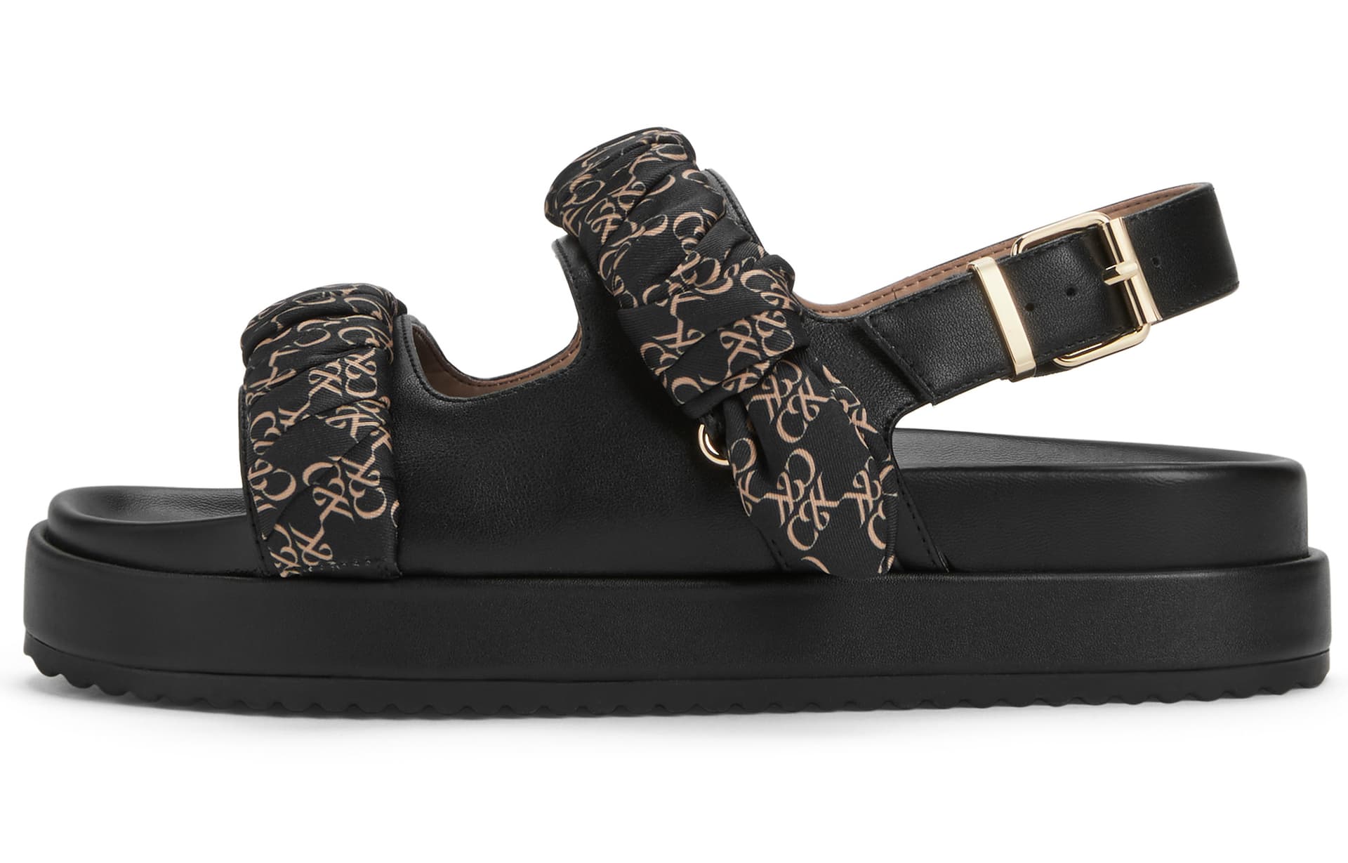 Шлёпанцы CHARLESKEITH ck 4cm ChalkBlack - изображение 1