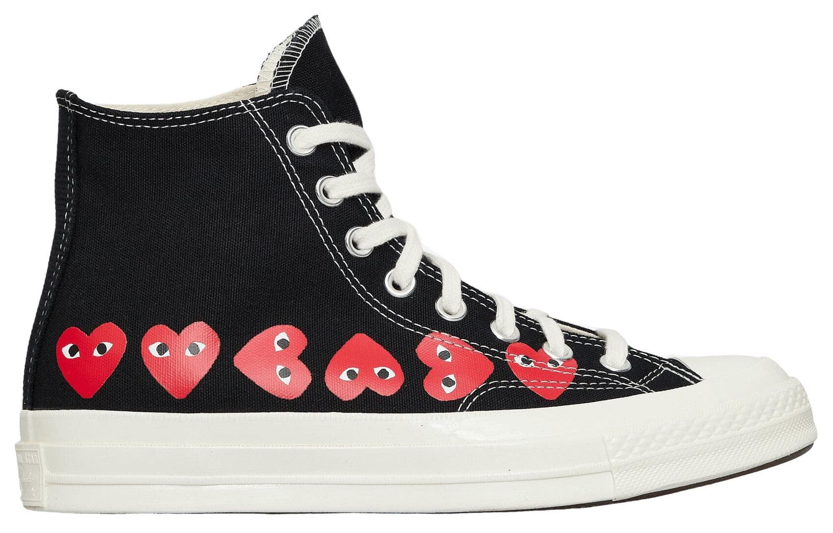 Кроссовки Converse x CDG Play Multi Heart Chuck 70 Hi - изображение 2